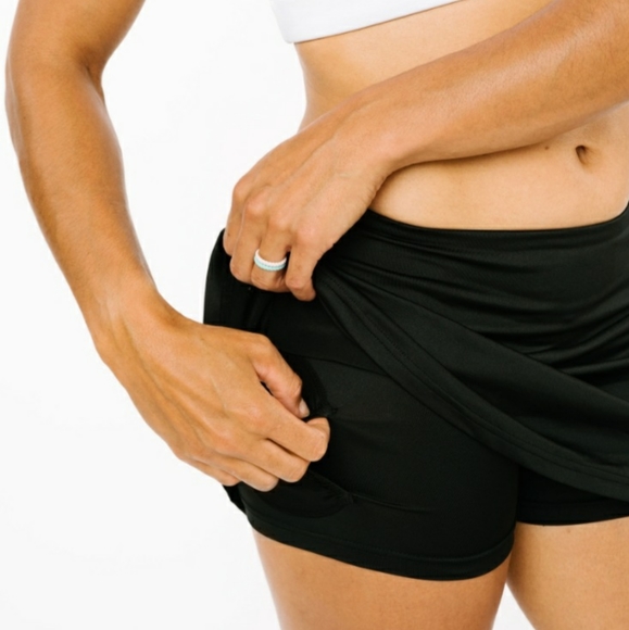 Zyia Black Chill Clubhouse Skirt XXL - Picture 2 of 5